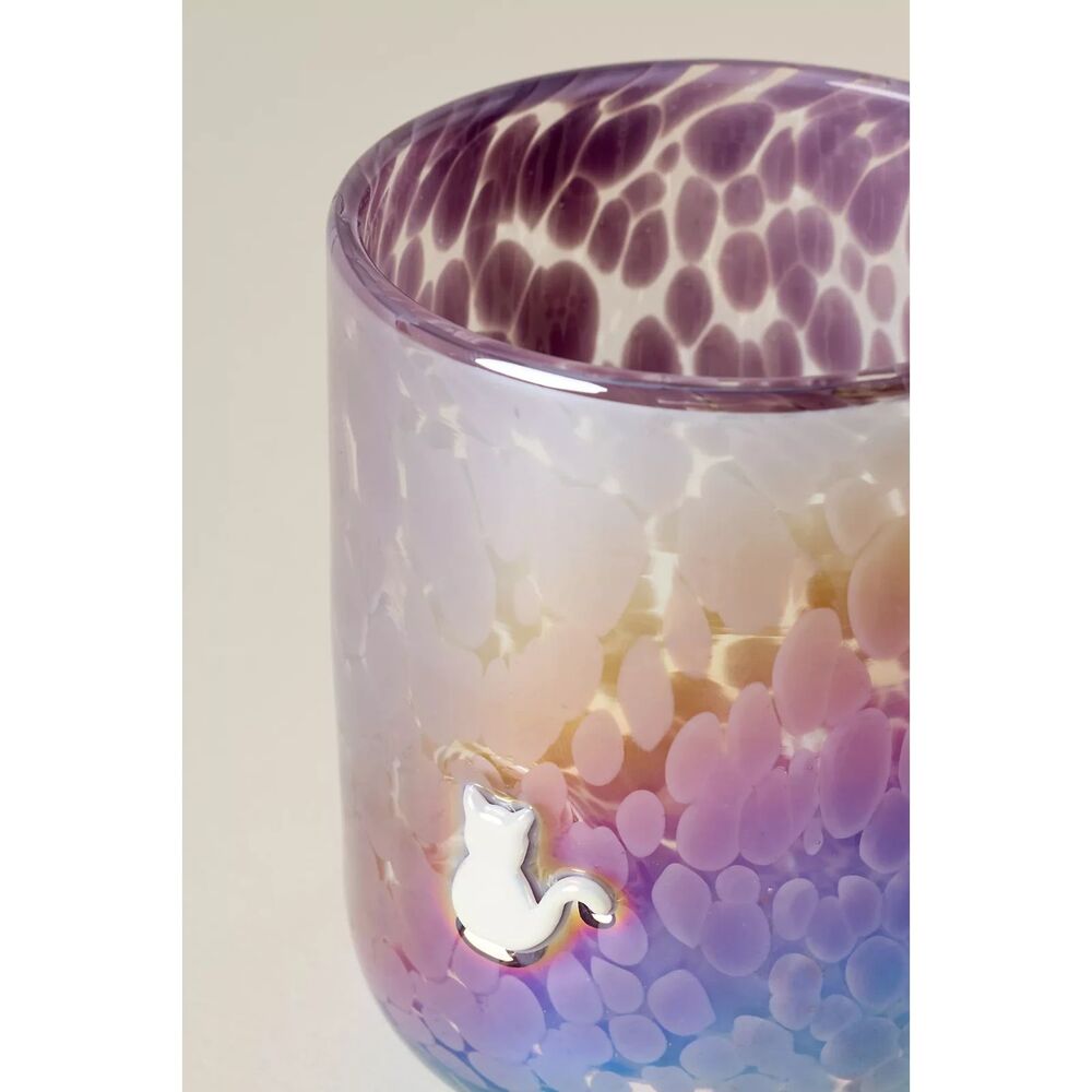 NWT Anthropologie Marquee Icon Juice Glass Color: White Cat - Picture 3 of 11
